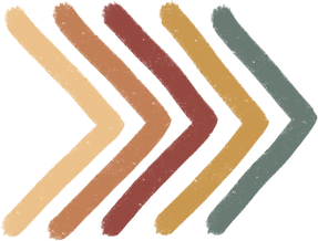Decorative Colorful Arrow Heads 