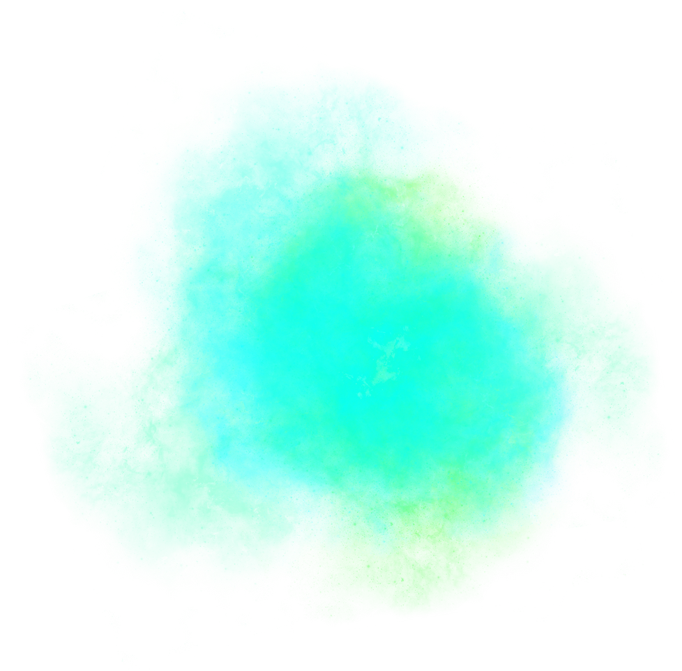 Green Blue Glitter Fog